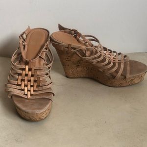 Alexis Leroy cork wedges